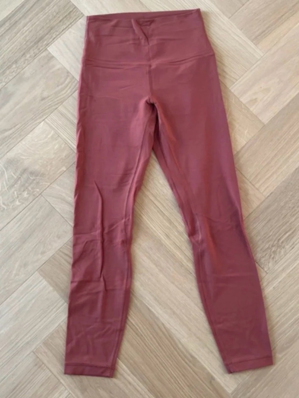 Lululemon Align 25” Leggings Pant in Savannah - Brick Red